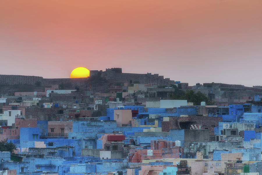 Jodhpur Sunset Photograph by Alexander W Helin