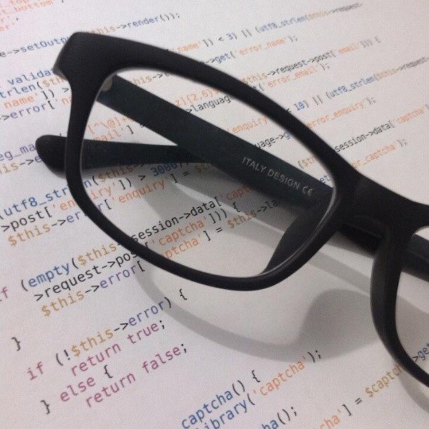 Product Photograph - Jodoh #eyewear #code #geek #computer by Daus Hado