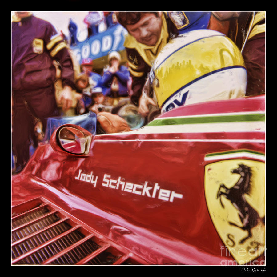 Formula One Photograph - Jody Schackter Side Veiw by Blake Richards