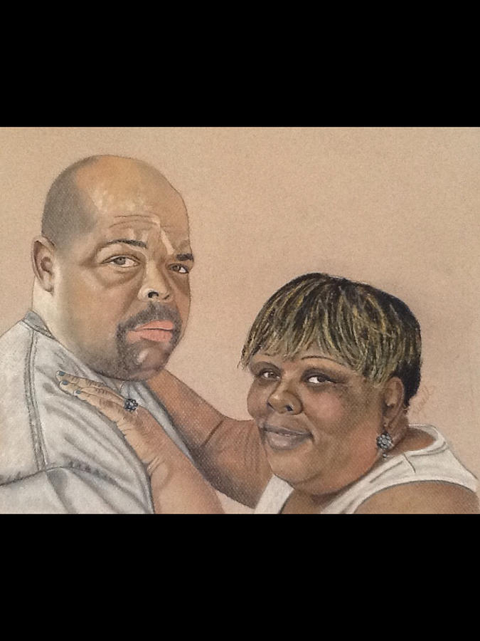 Wedding Painting - Joe and Marcella  by Lynette Berry