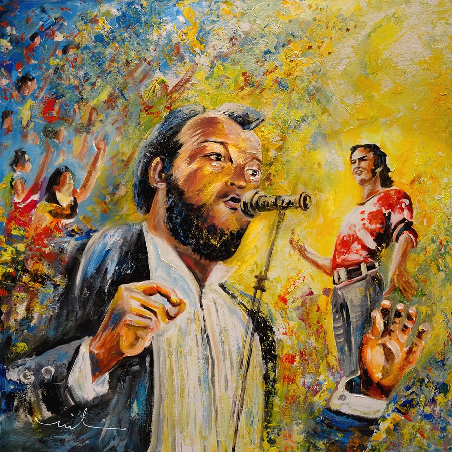 Joe Cocker Painting by Miki De Goodaboom