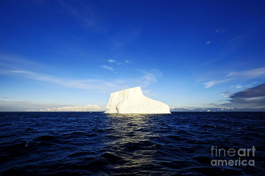 Joe Fox Fine Art - Large Iceberg Floating In The Antarctic Ocean Off ...