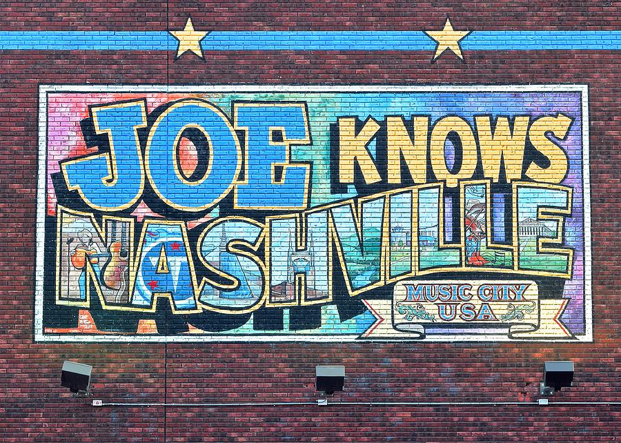 Joe Knows Nashville Photograph by Frozen in Time Fine Art Photography