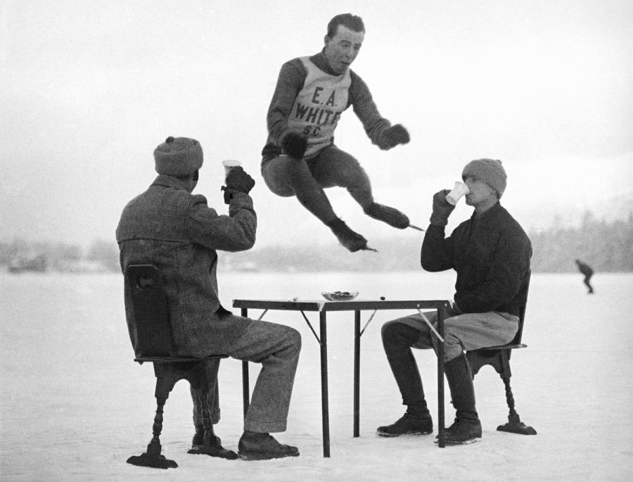 Athlete Photograph - Joe Moore Olympics Training by Underwood Archives