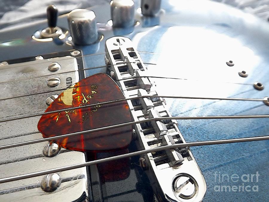 Music Photograph - Joes Guitar by Robyn King
