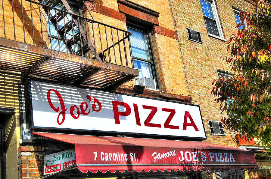 The Village Photograph - Joes Pizza in the West Village by Randy Aveille