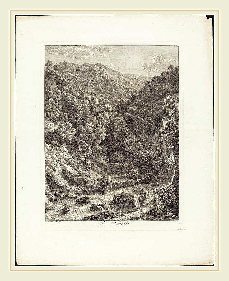 Johann Christian Reinhart German, 1761-1847 Drawing by Litz Collection