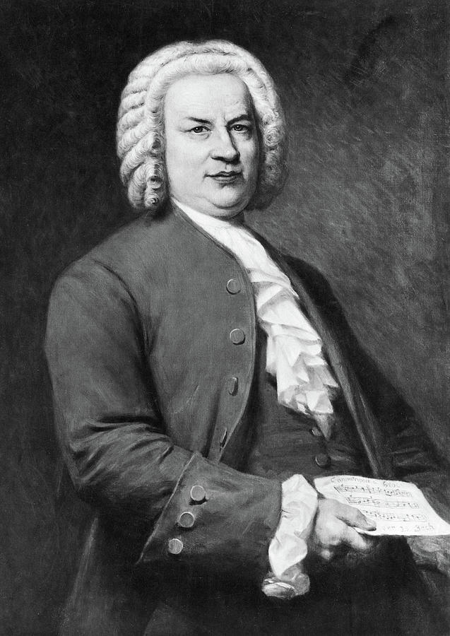 Johann Sebastian Bach Painting by Granger