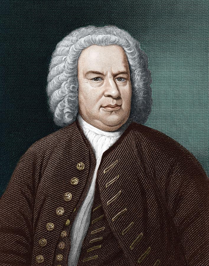 Johann Sebastian Bach (1685-1750) Photograph by Science Photo Library