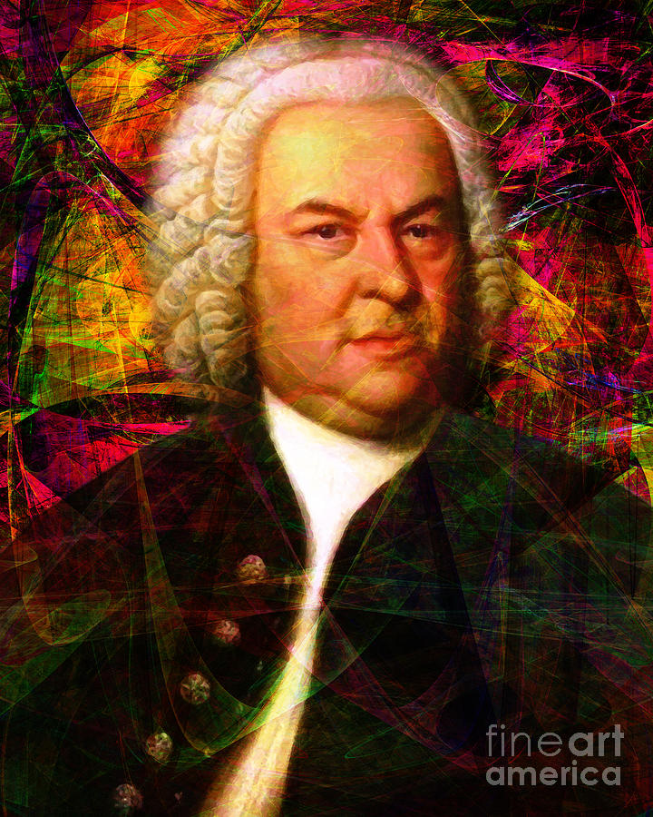 Johann Sebastian Bach 20140126v1 Photograph by Wingsdomain Art and Photography