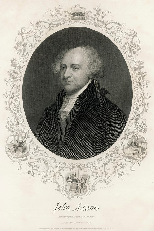 John Adams (17351826), 2nd President Drawing by Mary Evans Picture