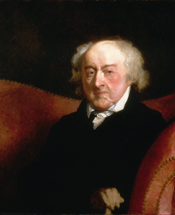 Gilbert Stuart Painting - John Adams by Gilbert Stuart