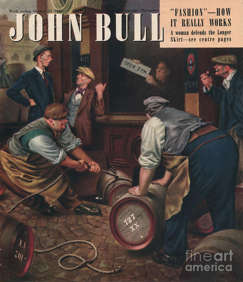 1940s Drawing - John Bull 1947 1940s Uk Pubs Locals by The Advertising Archives