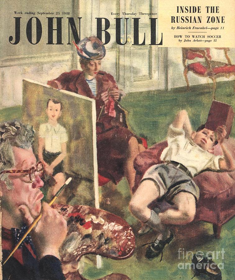 1940s Drawing - John Bull 1948 1940s Uk Artists by The Advertising Archives