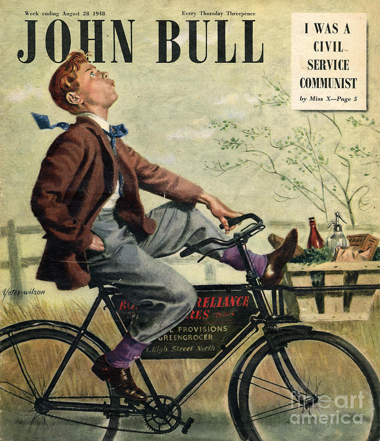 1940s Drawing - John Bull 1948 1940s Uk Bicycles Bikes by The Advertising Archives