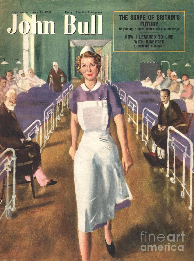 1950s Drawing - John Bull 1950 1950s Uk Hospitals by The Advertising Archives