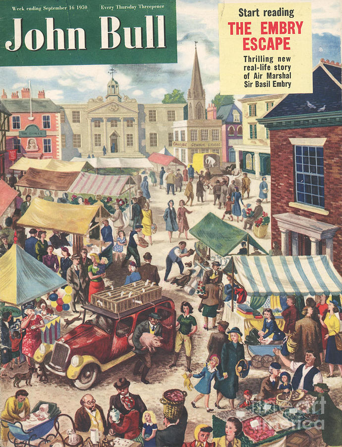 1950s Drawing - John Bull 1950 1950s Uk Markets  Day by The Advertising Archives
