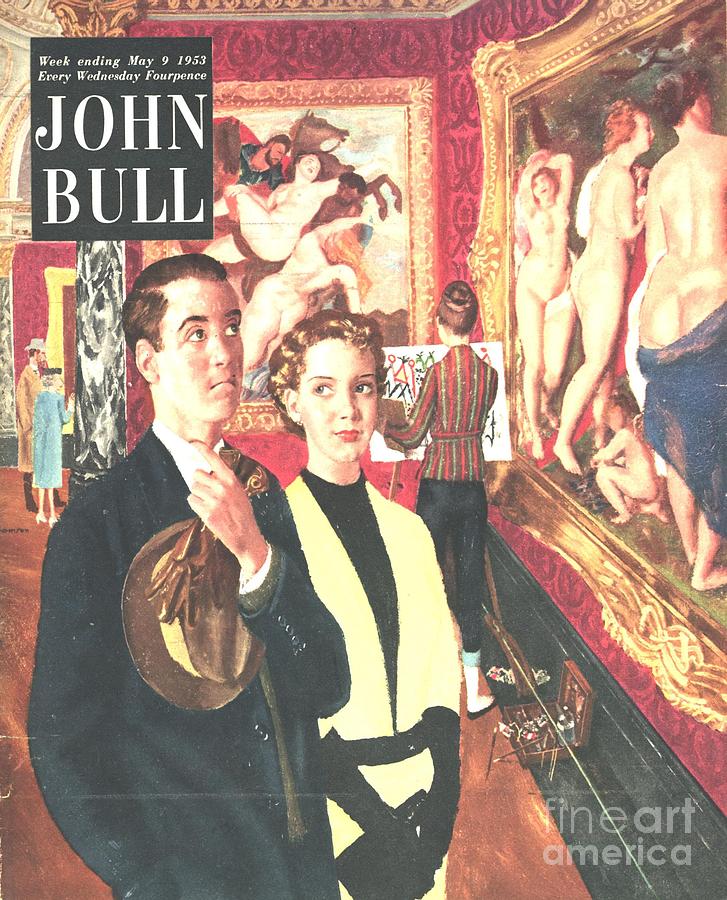 1950s Drawing - John Bull 1950s Uk Art Museums Art by The Advertising Archives