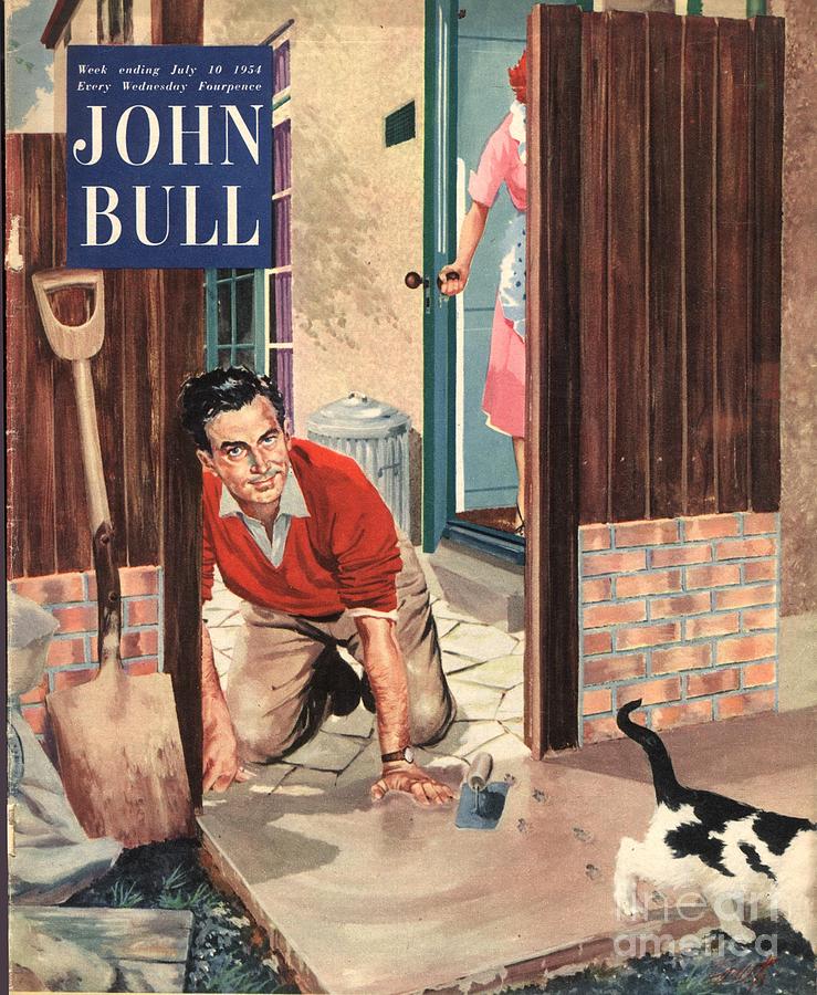 1950s Drawing - John Bull 1950s Uk Cats Diy Decorating by The Advertising Archives