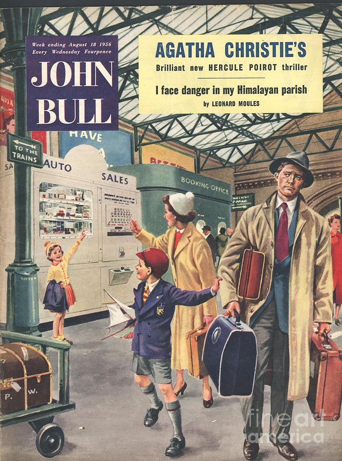 1950s Drawing - John Bull 1956 1950s Uk Trains Stations by The Advertising Archives