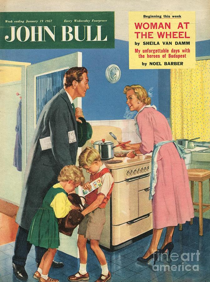 John Bull 1957 1950s Uk Cooking Drawing by The Advertising Archives