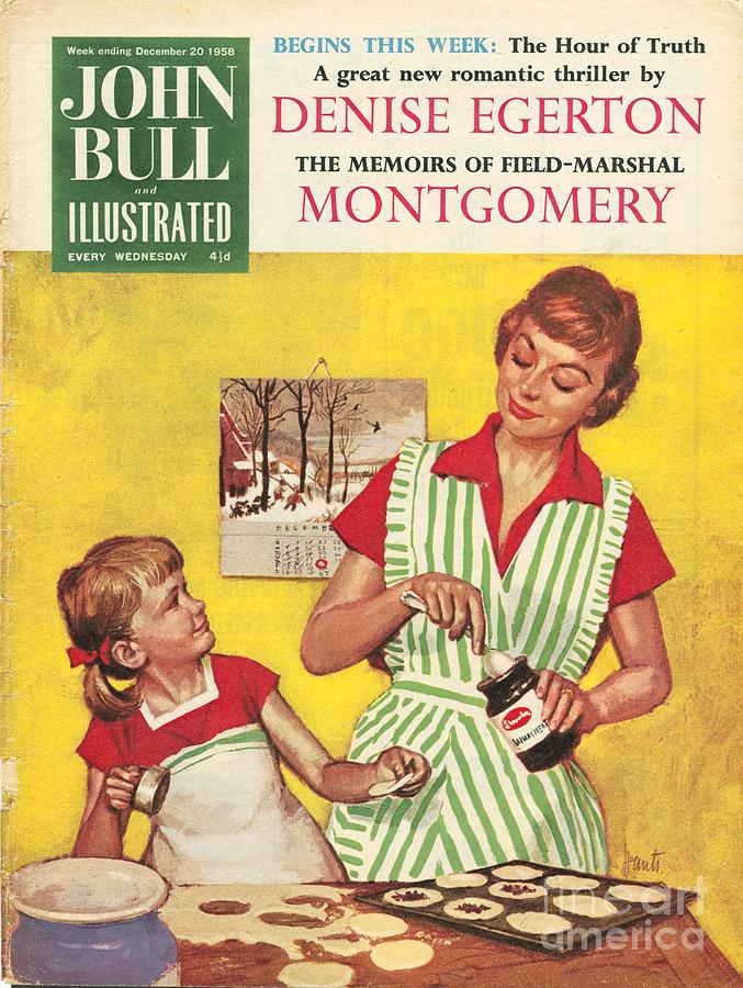 1950s Drawing - John Bull 1958 1950s Uk Cooking Mothers by The Advertising Archives