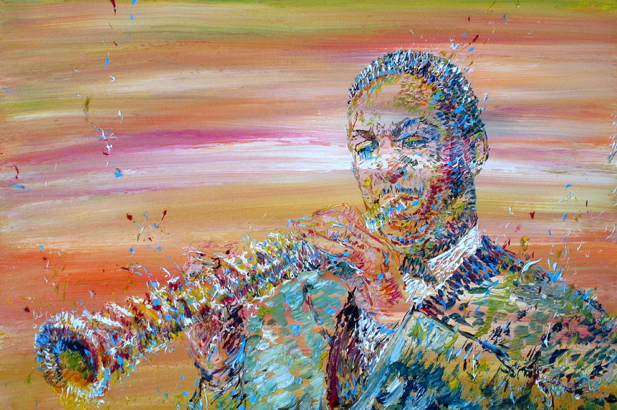 John Coltrane Painting - John Coltrane by Fabrizio Cassetta