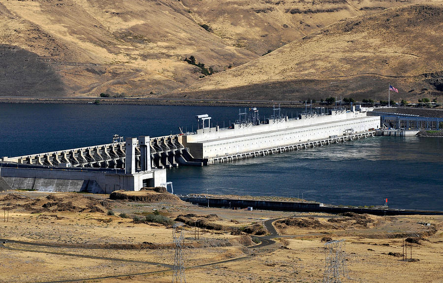 John Day Dam, Columbia River Photograph by Theodore Clutter