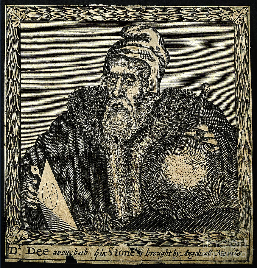 John Dee English Polymath Photograph by Wellcome Images