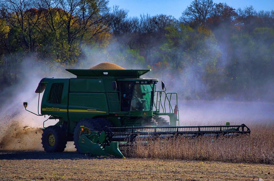 John Deere 9660STS Combine Photograph by Tim McCullough