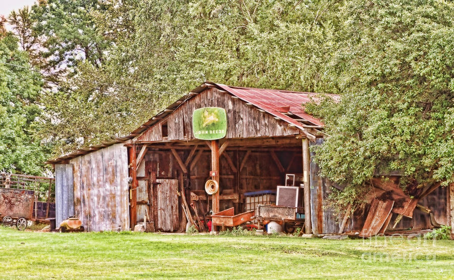 John Deere Barn Photograph By Scott Pellegrin