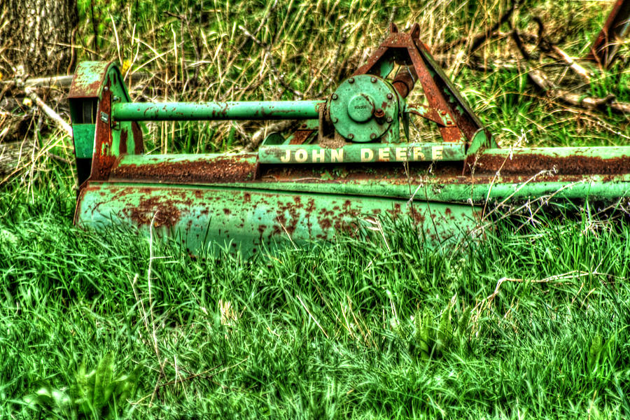 Vintage John Deere Grass Cutter Photograph by Doc Braham