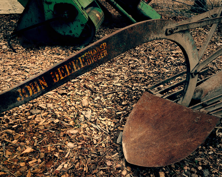 John Deere Shaker-Digger - Vintage Plow Photograph by Steven Milner