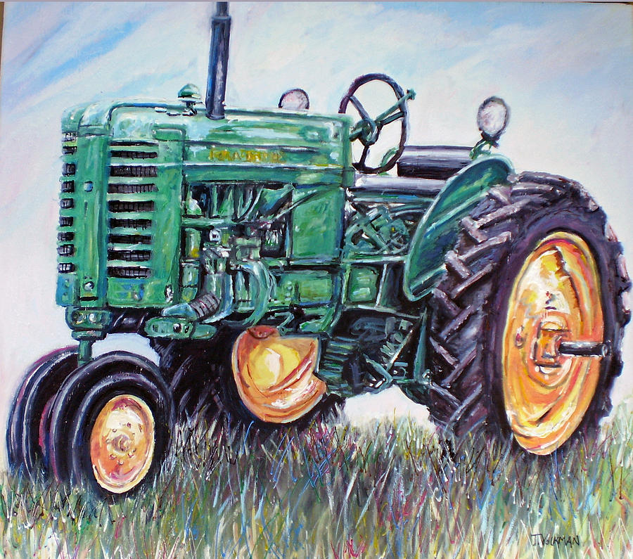 John Deere Painting by Thomas Volkman - Fine Art America