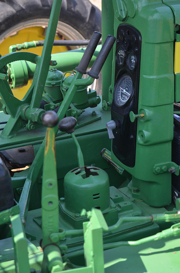 John Deere Tractor Controls Photograph by Tom Bohon - Fine Art America