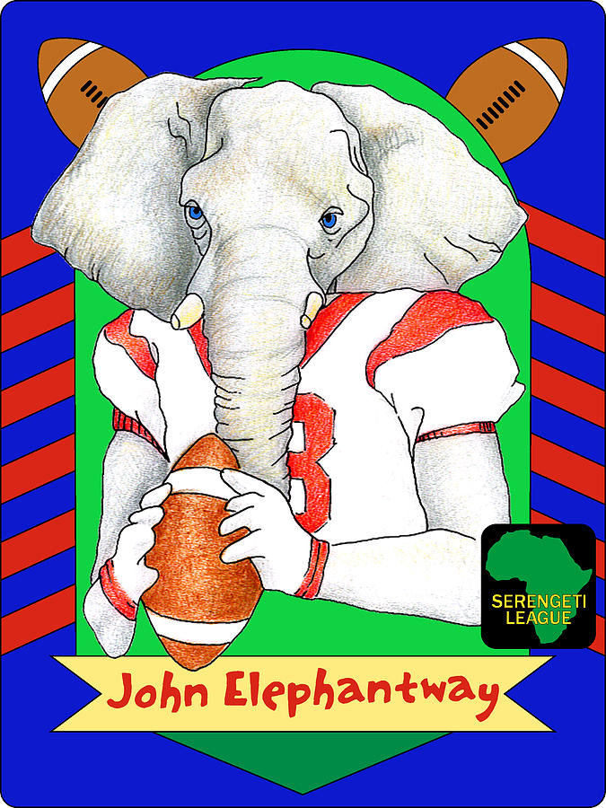 John Elephantway Digital Art by Alison Stein