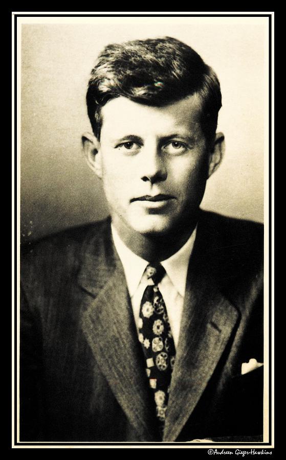 John F Kennedy Photograph - John F Kennedy by Audreen Gieger