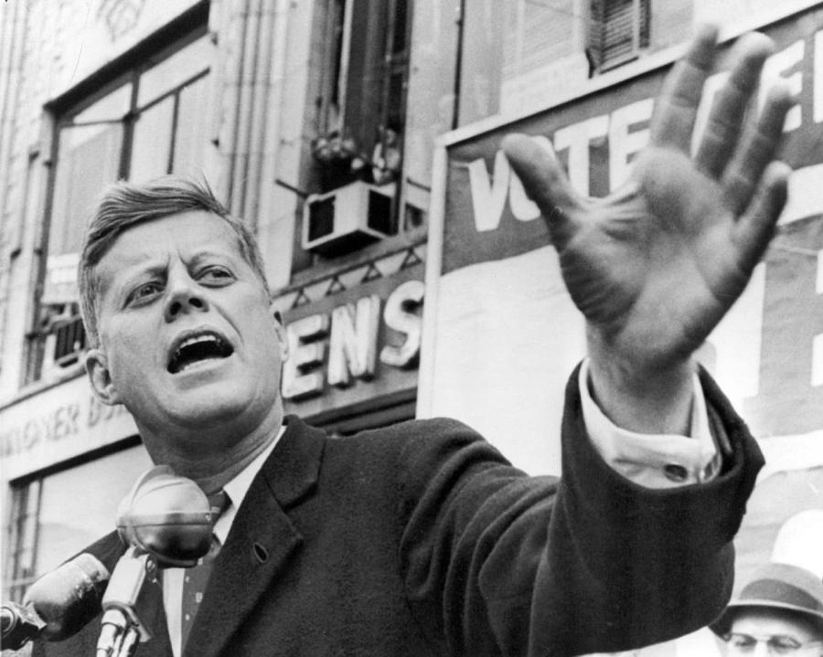John F. Kennedy Illustrates Passionate Speech Photograph by Retro Images Archive