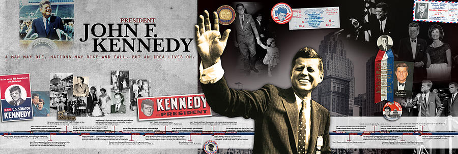 John F. Kennedy Timeline Panorama Photograph by Retro Images Archive
