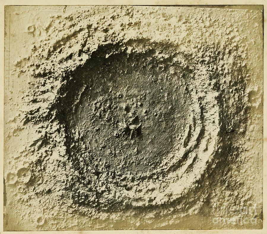 John Herschels Moon Crater C.1850s Photograph by Getty Research Institute