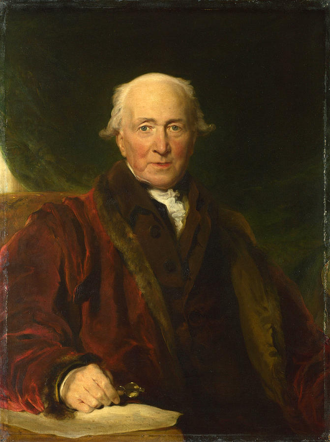 John Julius Angerstein aged over 80 Painting by Thomas Lawrence