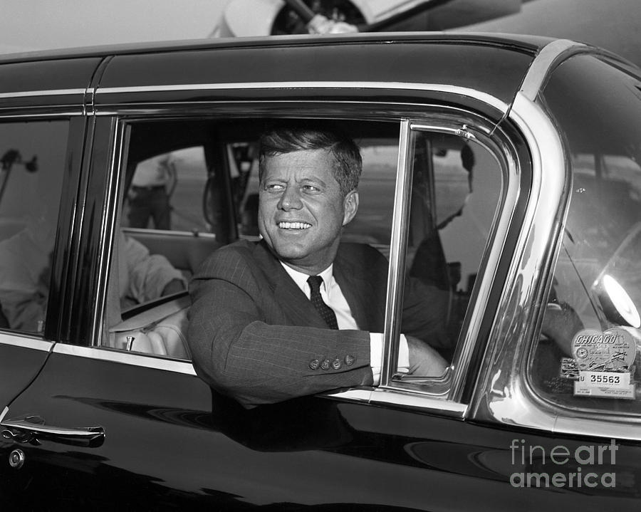 John Kennedy 1960 Photograph by Martin Konopacki Restoration
