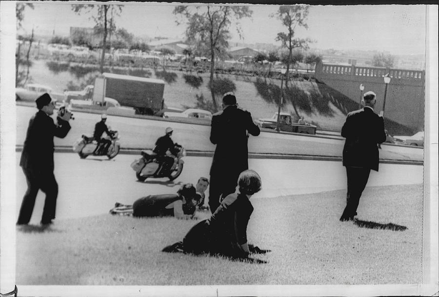 John kennedy Assasination Newswire photo Dallas Photograph by Retro Images Archive