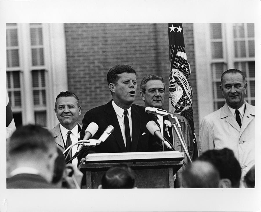 John Kennedy in Fort Worth 11-22-63 Photograph by Retro Images Archive