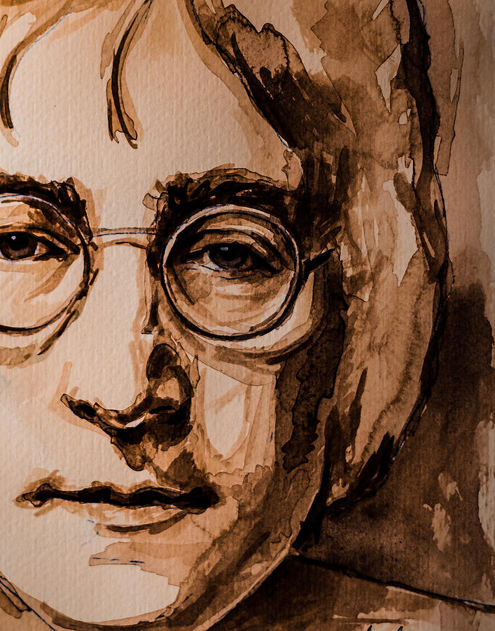 John Lennon Painting - John  by Laur Iduc
