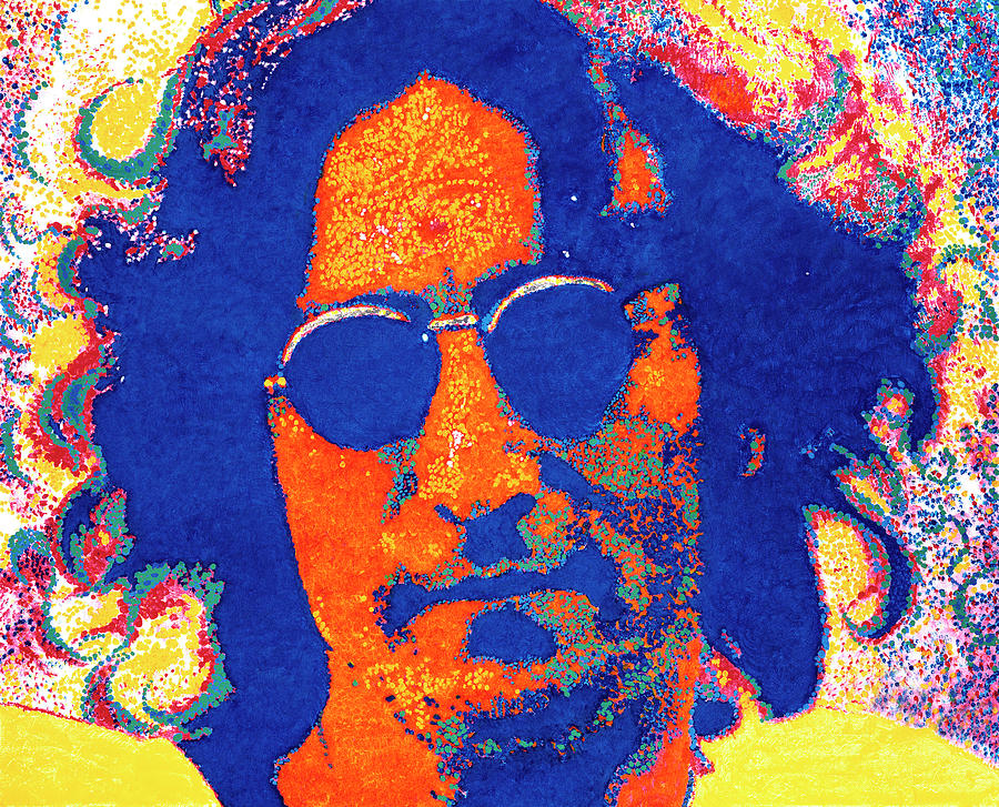 John Lennon Painting by Barry Novis