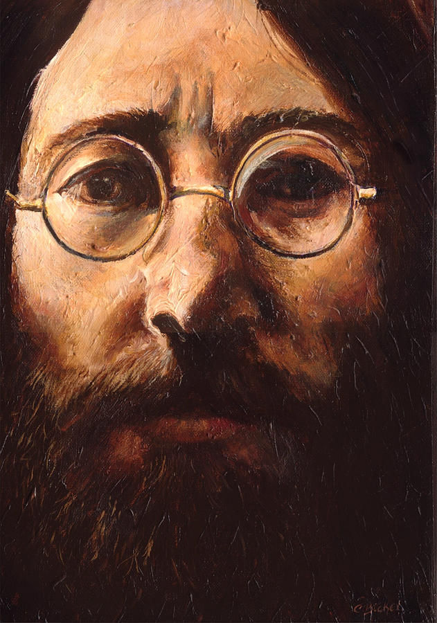 John Lennon Painting by Charles Bickel