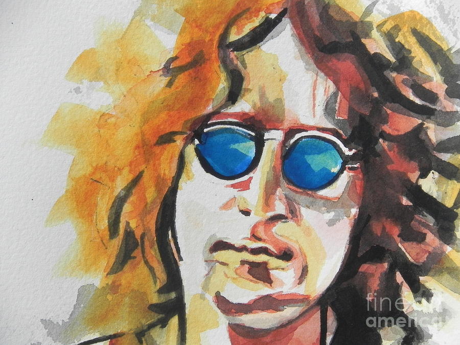 John Lennon 03 Painting by Chrisann Ellis