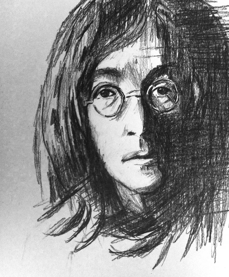 John Lennon Drawing by Hae Kim