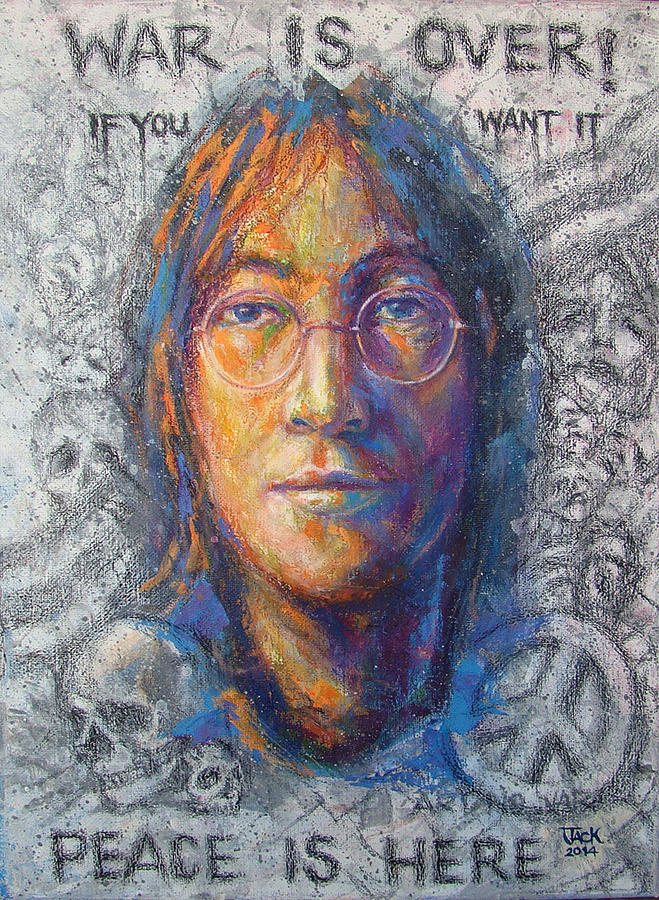 John Lennon Painting by Jack No War - Fine Art America